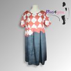 30474 Nieuw Satijne jurk  mt 52  K26, Kleding | Dames, Grote Maten, Ophalen of Verzenden, Zo goed als nieuw, Overige kleuren, Lingerie of Zwemkleding