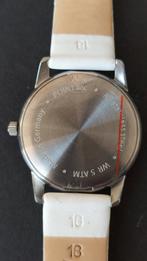 Audi Flatline Watch Point Tec WR 5 Atm white Horloge Pol, Overige merken, Leer, Verzenden, Polshorloge