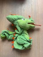 Groene handpop/ Knuffel Draak Efteling, Ophalen of Verzenden, Zo goed als nieuw, Overige typen