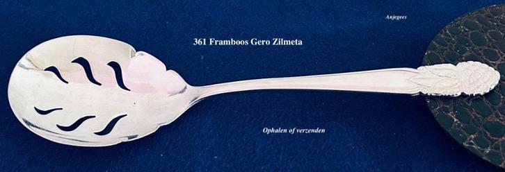 Framboos 361 Gero Zilmeta Natfruitschep rvs, Antiek en Kunst, Antiek | Bestek, Ophalen