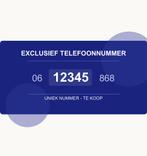 Uniek 06 nummer - Premium telefoonnummer 06 12345 xxx, Ophalen of Verzenden, Nieuw, Overige providers