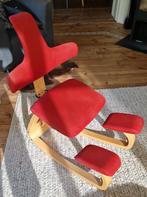 2x Varier (Stokke) ergonomische bureaustoel, Huis en Inrichting, Stoelen, Ophalen, Hout, Gebruikt, Twee