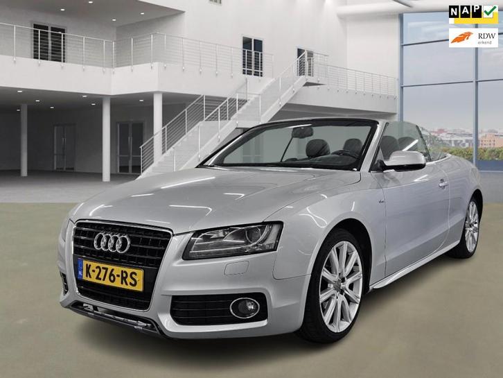 Audi A5 Cabriolet 2.0 TFSI|3X S-LINE|6BAK|XENON|LEDER|STOELV, Auto's, Audi, Bedrijf, Te koop, A5, ABS, Achteruitrijcamera, Airbags