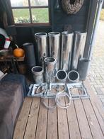 Dubbelwandige Rvs kachelpijpen houtkachel rookkanaal, Huis en Inrichting, Kachels, Ophalen, Zo goed als nieuw, Hout, Houtkachel