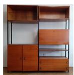 Vintage wandsysteem 60/70 jaren, Huis en Inrichting, Kasten | Wandmeubels, 150 tot 200 cm, Ophalen of Verzenden, Zo goed als nieuw