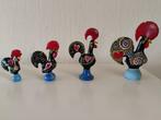 Set van 4 Portugese hanen 4 x haan oplopend in maat, Antiek en Kunst, Antiek | Keramiek en Aardewerk, Ophalen of Verzenden