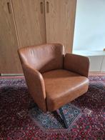 Fauteuil cognac, Huis en Inrichting, Fauteuils, Ophalen, Zo goed als nieuw, 75 tot 100 cm