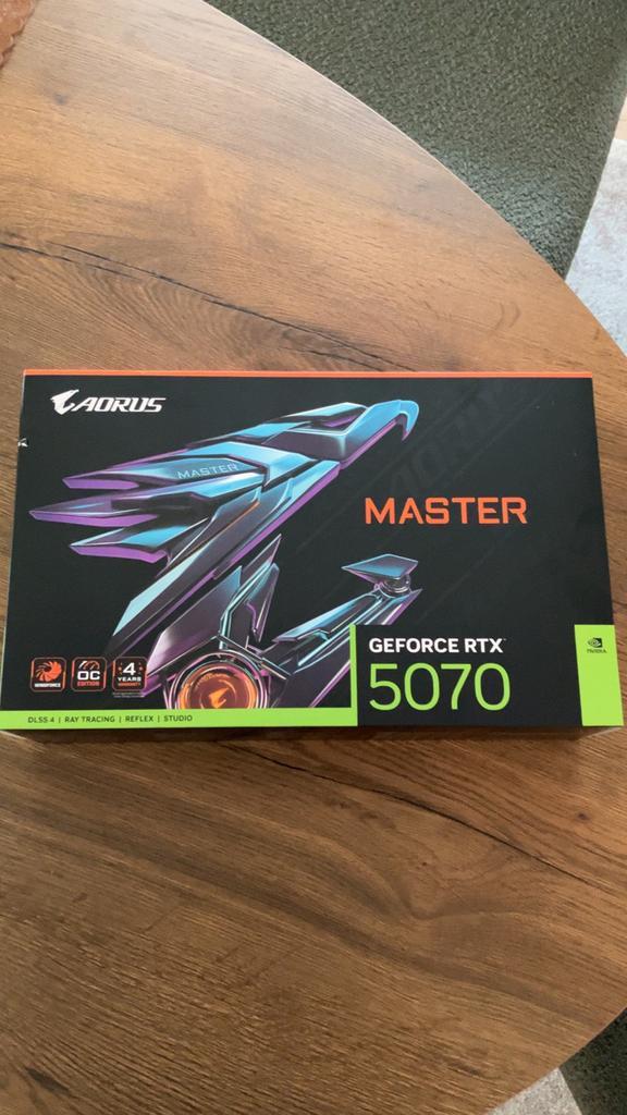 *SEALED* NVIDIA RTX 5070 GIGABYTE Aorus 12GB videokaart, Computers en Software, Videokaarten, Nieuw, PCI-Express 4.0, GDDR6, HDMI