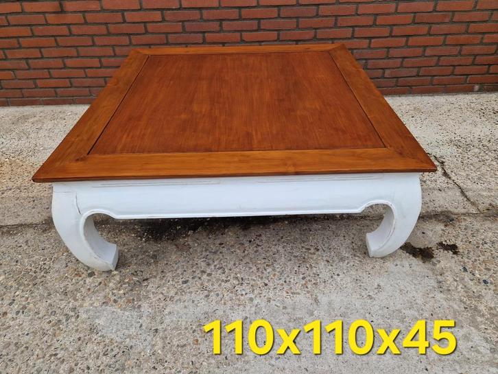 Oosterse tafel, Huis en Inrichting, Tafels | Salontafels, Minder dan 50 cm, 50 tot 100 cm, Rechthoekig, Ophalen