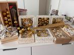 GRATIS goudkleurige kerstballen ed, Diversen, Kerst, Ophalen, Gebruikt