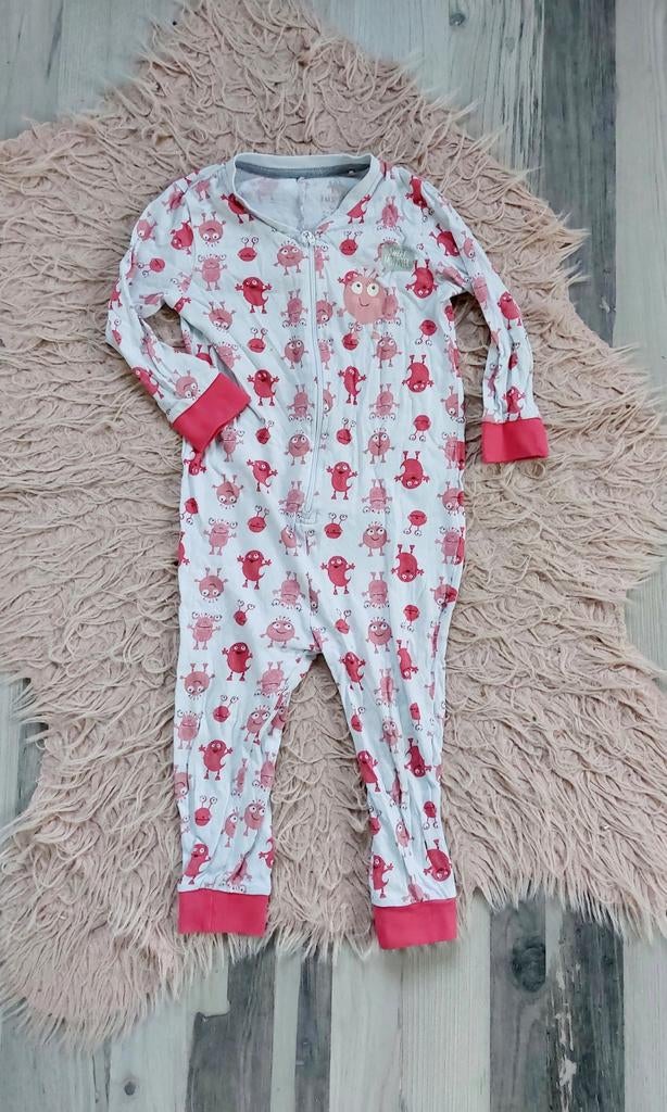 Boxpakje/onesie maat 86/92, Kinderen en Baby's, Babykleding | Maat 86, Nacht- of Onderkleding, Gebruikt, Meisje, Ophalen of Verzenden