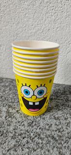 Verjaardag - Spongebob bekers, Tuin en Terras, Bloempotten, Overige materialen, Rond, Ophalen of Verzenden, Zo goed als nieuw