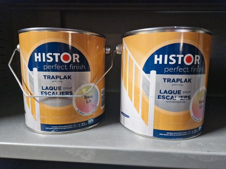 Histor • Perfect Finish • RAL 9010 • Reinweiss • 2,5 L, Doe-het-zelf en Verbouw, Verf, Beits en Lak, Nieuw, Lak, Wit, Ophalen of Verzenden