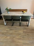 Oude boeren franse eettafel, massief hout 200x100x80, Huis en Inrichting, Tafels | Eettafels, Ophalen, 100 tot 150 cm, 200 cm of meer
