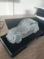Citroën 2cv van glas 15 cm, helder glas, Hobby en Vrije tijd, Modelauto's | 1:5 tot 1:12, Ophalen of Verzenden, Zo goed als nieuw