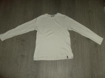 gebroken wit jongens shirt van WE, maat 146 beschikbaar voor biedingen