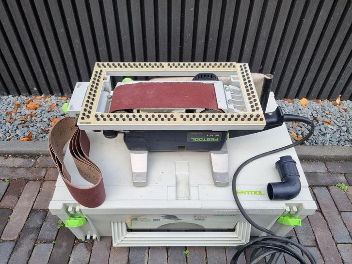 Festool BS75E-Set compleet in nieuwstaat!, Doe-het-zelf en Verbouw, Gereedschap | Schuurmachines, Zo goed als nieuw, Bandschuurmachine