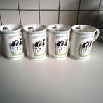 4 Engelse mokken " country  farm" koeien, Huis en Inrichting, Keuken | Servies, Ophalen of Verzenden, Zo goed als nieuw, Overige stijlen