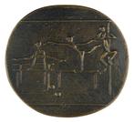 Inka Klinckhard - Penning, 1972 : Gereedschaps-turnen, Verzenden, Brons, Nederland