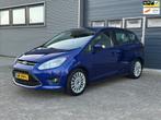 Ford C-Max 1.0 Edition NAVI - PDC - TREKHAAK - NETTE AUTO!, Voorwielaandrijving, 125 pk, Gebruikt, Blauw