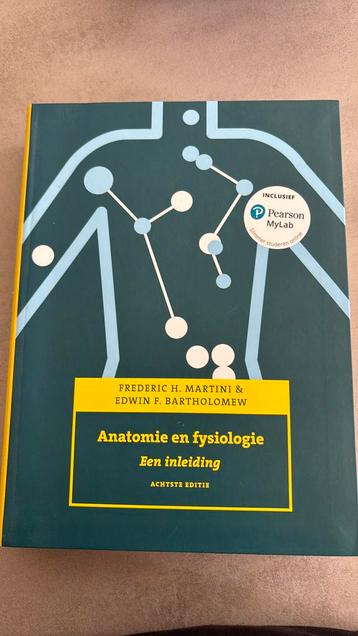 Anatomie en fysiologie, 8e editie met MyLab NL beschikbaar voor biedingen