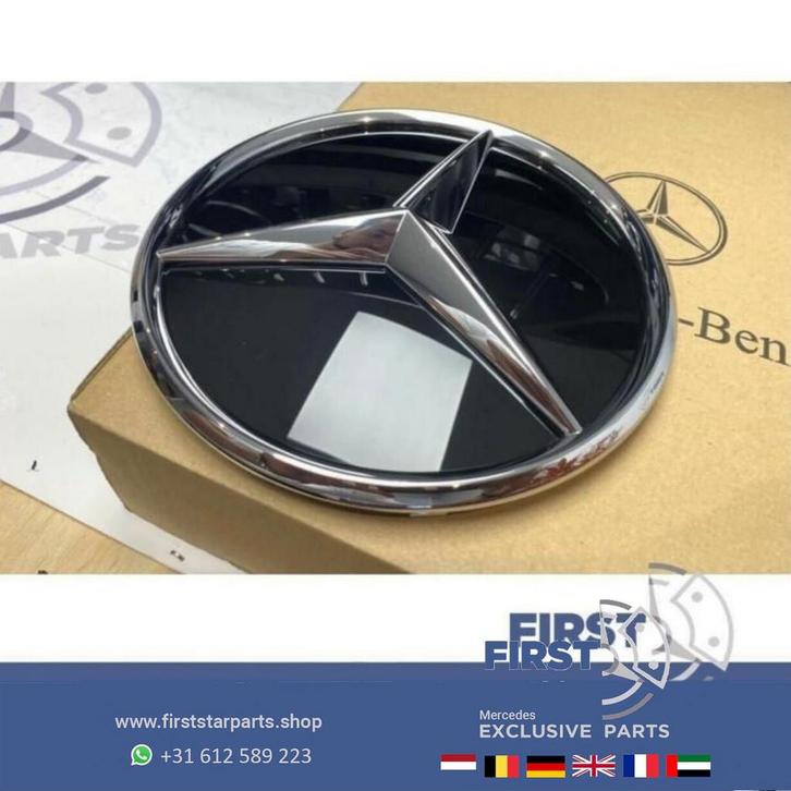 Mercedes FACELIFT STER LOGO GRIL EMBLEEM X247 W253 W167 C167, Auto-onderdelen, Carrosserie en Plaatwerk, Mercedes-Benz, Gebruikt