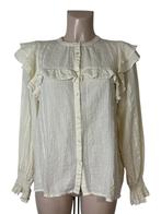 By-Bar blouse M, Kleding | Dames, Blouses en Tunieken, Beige, Ophalen of Verzenden, Zo goed als nieuw, Maat 38/40 (M)
