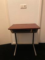Vintage schooltafel met kassa lade, Huis en Inrichting, Tafels | Sidetables, Ophalen, Gebruikt, 25 tot 50 cm, Rechthoekig