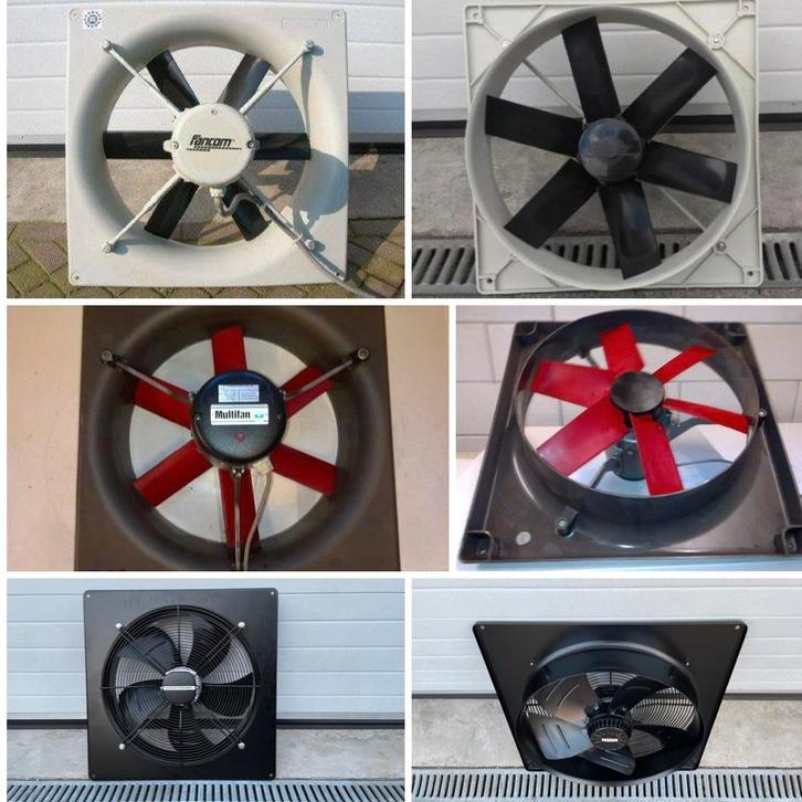 ✅Ventilator Afzuiger Regelaar Rooster Multifan Fancom Axiaal, Doe-het-zelf en Verbouw, Ventilatie en Afzuiging, Zo goed als nieuw