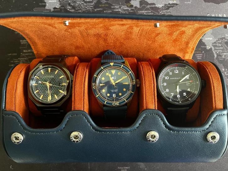 Hamilton, Citizen, Christopher Ward watches, Sieraden, Tassen en Uiterlijk, Horloges | Heren, Zo goed als nieuw, Citizen, Staal