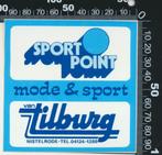Sticker: Van Tilburg - Sport Point - Nistelrode (1), Verzamelen, Stickers, Ophalen of Verzenden, Zo goed als nieuw, Bedrijf of Vereniging