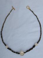 Romeinse rijk - kralen snoer in zwart glas - bodemvondsten, Sieraden, Tassen en Uiterlijk, Antieke sieraden, Ophalen of Verzenden