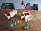 Fisher Price Vintage Rescue set No 303 2x brandweer Truck, Kinderen en Baby's, Speelgoed | Fisher-Price, Ophalen of Verzenden