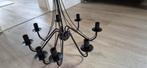 Zwarte kroonluchter (8 armen), Ophalen, Gebruikt, Metaal