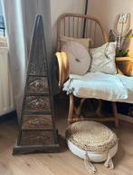 Houten piramide kast met vier lades - klein formaat, Huis en Inrichting, Kasten | Ladekasten, Ophalen of Verzenden