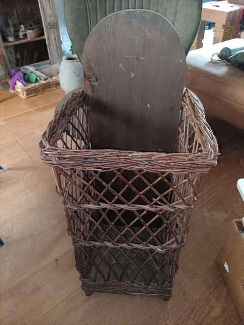Oude stokbrood mand, Brocante, vintage., Huis en Inrichting, Woonaccessoires | Krantenbakken en Lectuurbakken, Zo goed als nieuw