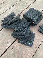 Granulaat onderleggers 10x10 cm +/- 100 stuks, Tuin en Terras, Terrasdelen en Vlonders, Ophalen, Overige materialen