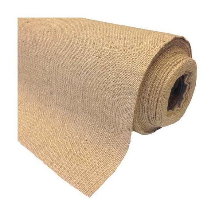 Jute op rol, 10 meter, naturel, 1.55m breed, Hobby en Vrije tijd, Stoffen en Lappen, Nieuw, Overige materialen, 120 cm of meer