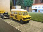 Mercedes Benz TN 307D Bus ( verhoogd ) - Wiking ADAC geel, Ophalen of Verzenden, Gebruikt, Bus of Vrachtwagen, Wiking