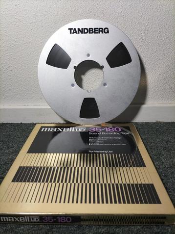 TANDBERG Metalen Spoel Reel NAB 26 cm met Maxell UD band beschikbaar voor biedingen