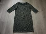 JOHN CABOT groen jurkje met print maat S ~ IM0013, Kleding | Dames, Ophalen of Verzenden, John Cabot, Maat 36 (S), Gedragen