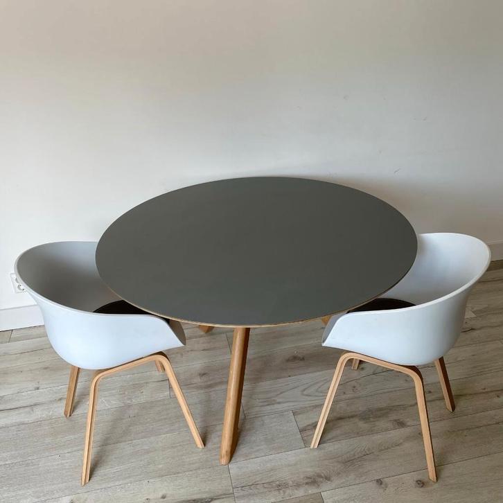 HAY Copenhague CPH20 Ronde eettafel 120cm, Huis en Inrichting, Tafels | Eettafels, Gebruikt, 100 tot 150 cm, 100 tot 150 cm, Vier personen