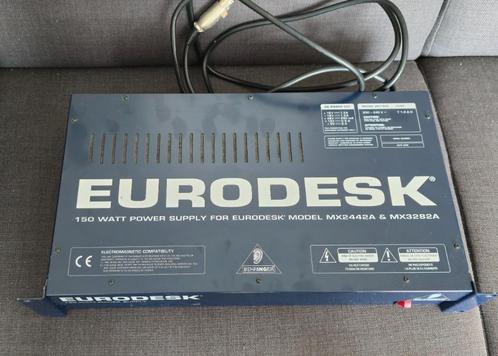 Eurodesk power supply voor Behringer MX2442A & MX3282A, Muziek en Instrumenten, Mengpanelen, Gebruikt, Ophalen