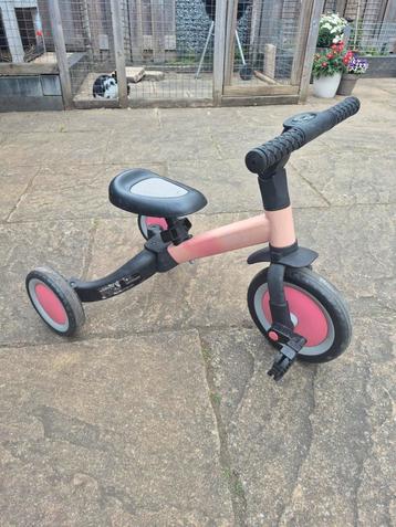 Billy fiets roze 3 wieler en 2 wieler in 1 beschikbaar voor biedingen