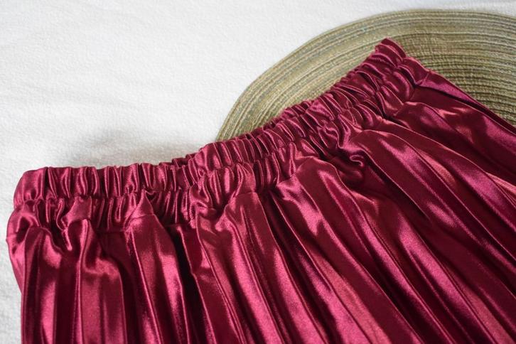 dames rok lang bordeau, Kleding | Dames, Rokken, Nieuw, Maat 38/40 (M), Overige kleuren, Onder de knie, Ophalen of Verzenden