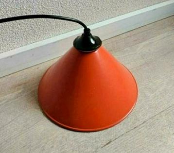 Hanglamp,RETRO,Vintage,ORANJE,plafond,zwart,1960,lamp,jeugd beschikbaar voor biedingen