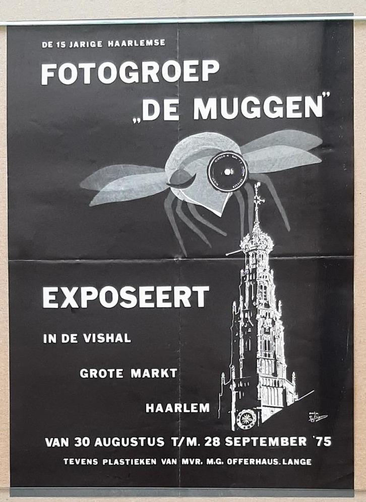 Fotogroep “de Muggen” 1975 – Haarlem, Verzamelen, Posters, Zo goed als nieuw, Ophalen of Verzenden