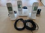 Gigaset A415A - dect telefoon: set van 3 handtelefoons - wit, Ophalen of Verzenden, Zo goed als nieuw, 3 handsets