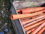 Partij eindbuizen drainage buizen  50 & 60 mm, Doe-het-zelf en Verbouw, Buizen en Afvoer, Ophalen, Pvc, Zo goed als nieuw, Minder dan 2 meter