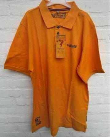 Masita oranje polo t-shirt maat L beschikbaar voor biedingen